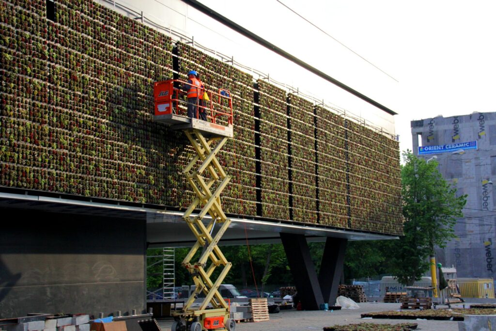 Moduláris rendszer függőleges kertekhez